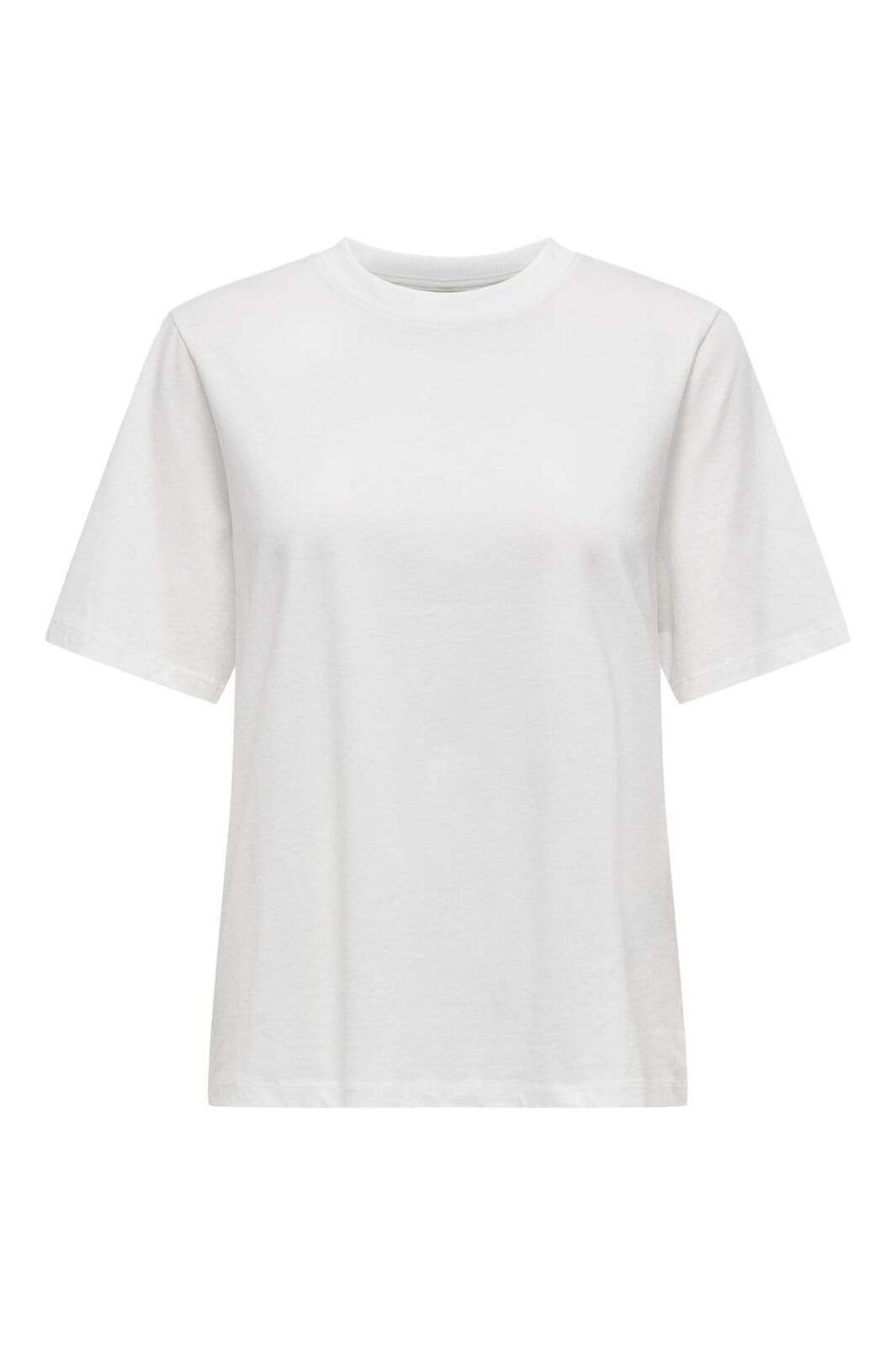 Only - Onlmils S/S Tee - 4857906 Cloud Dancer Feeling Good Azure Blue