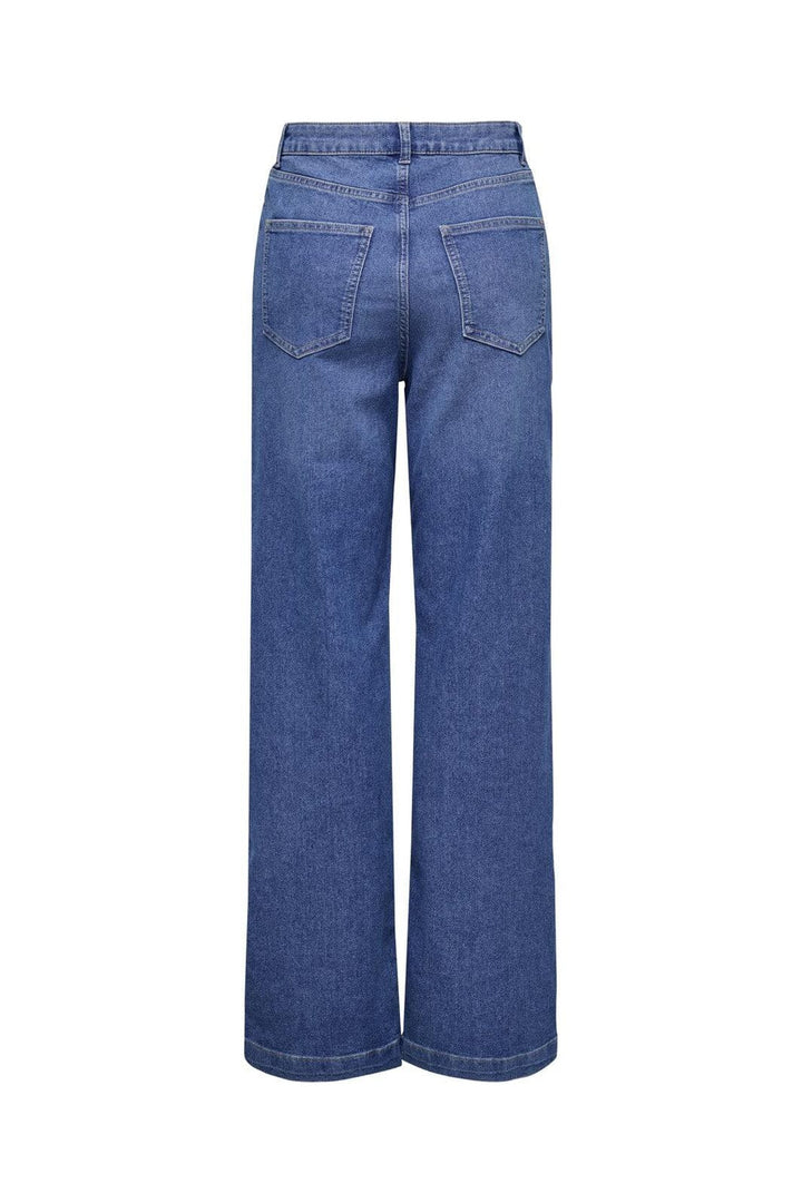 Only - Onlmishy Wide Akm Moch - 4797744 Medium Blue Denim