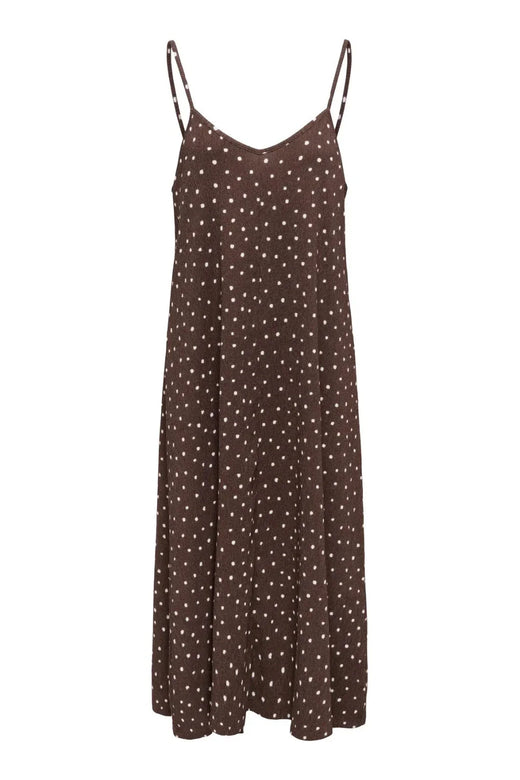 Only - Onlmolly S/L V-Neck Dress - 4989241 Shopping Bag Cloud Dancer Dots (Milly) Kjoler 
