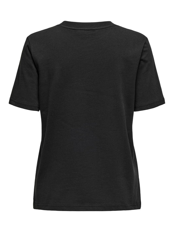 Only - Onlmonja S/S Tee - 4474466 Black