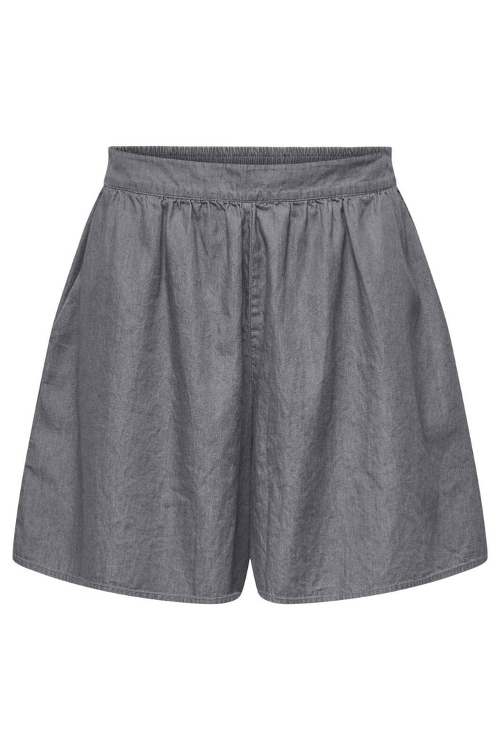 Only - Onlnova Azure Yasmin Shorts - 4764251 Grey Denim Shorts 
