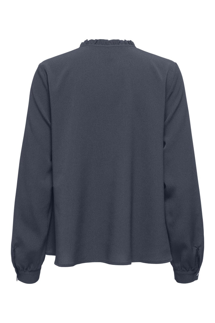 Only - Onlnova Life Vis L/S Monica Top - 4871787 Ombre Blue Toppe 
