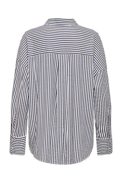 Only - Onloregon Bari L/S Stripe Shirt - 4965813 Black Bright White