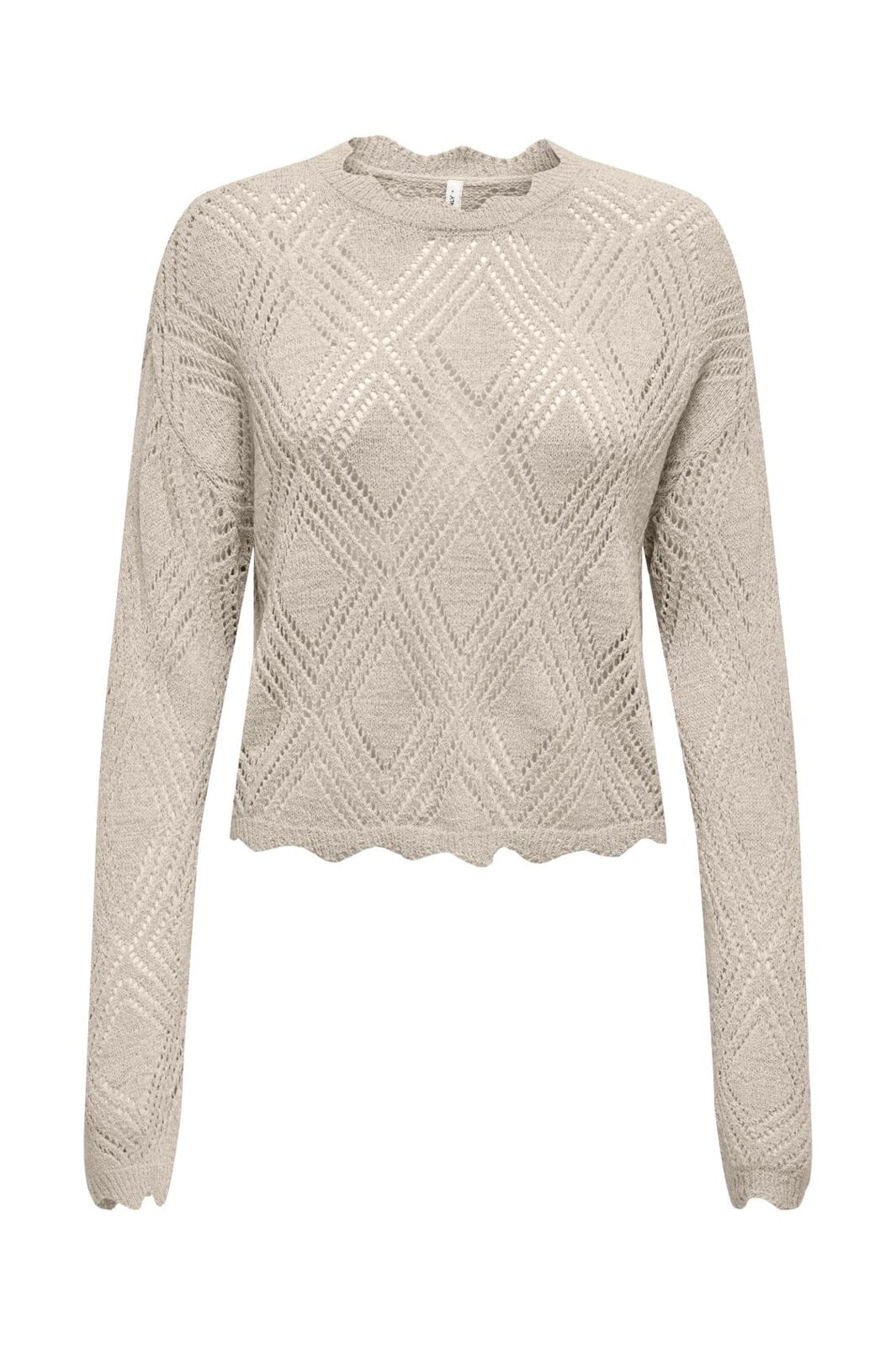 Only - Onlpamela Ls Struct Pullover Cc Knt - 4981949 Birch