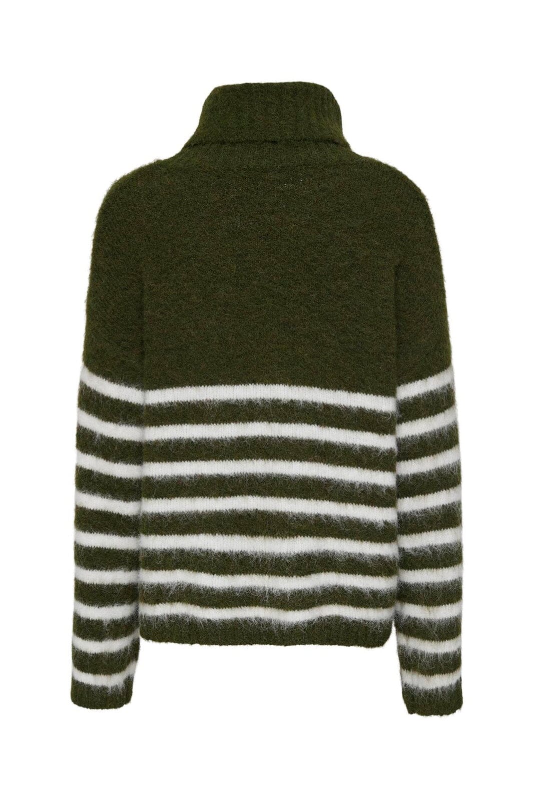 Only - Onlperil Life Ls Rollneck Knt - 5019917 Winter Moss Cloud Dancer