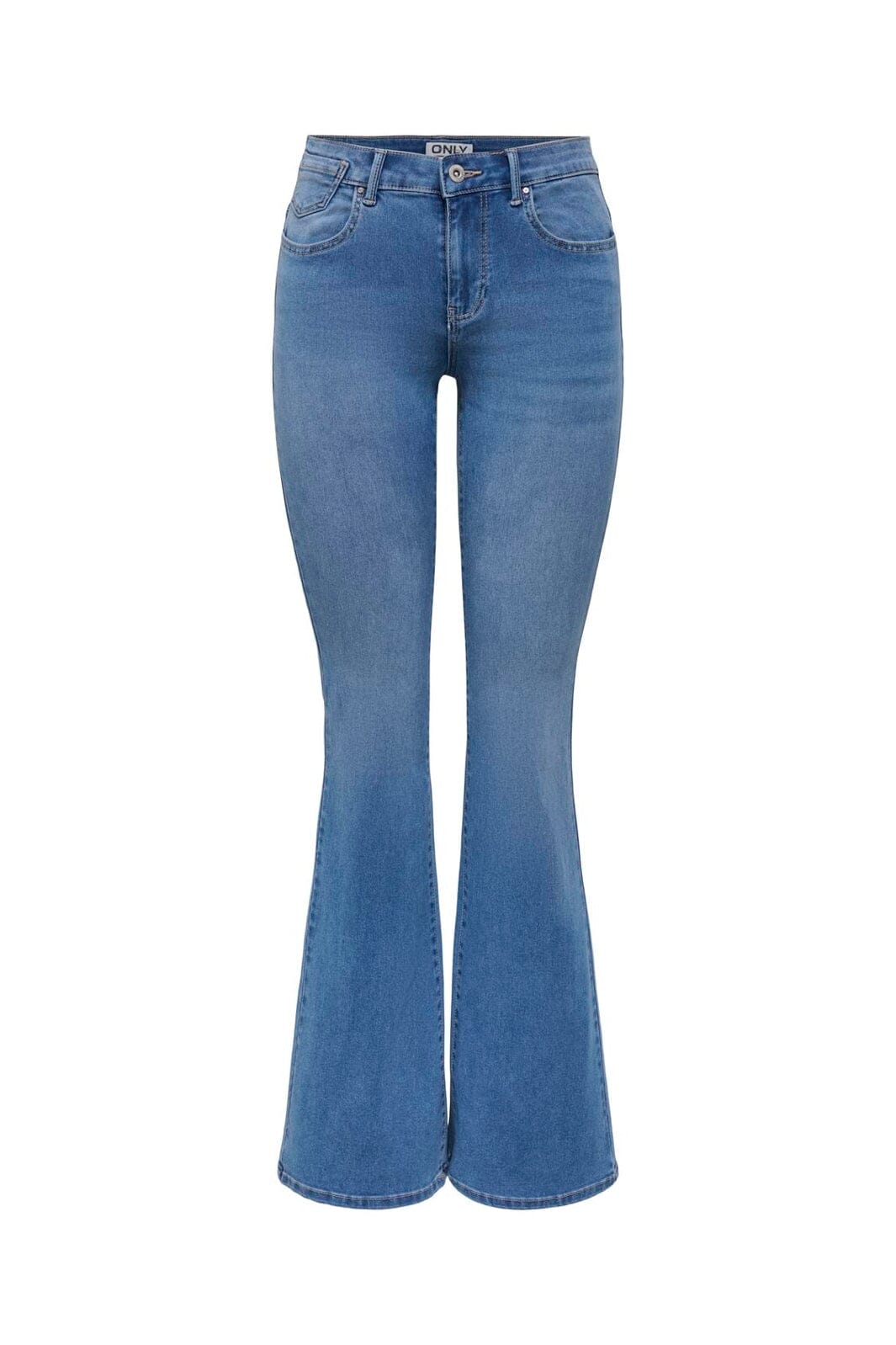 Only - Onlreese Reg Retro Flared Box - 5010777 Medium Blue Denim