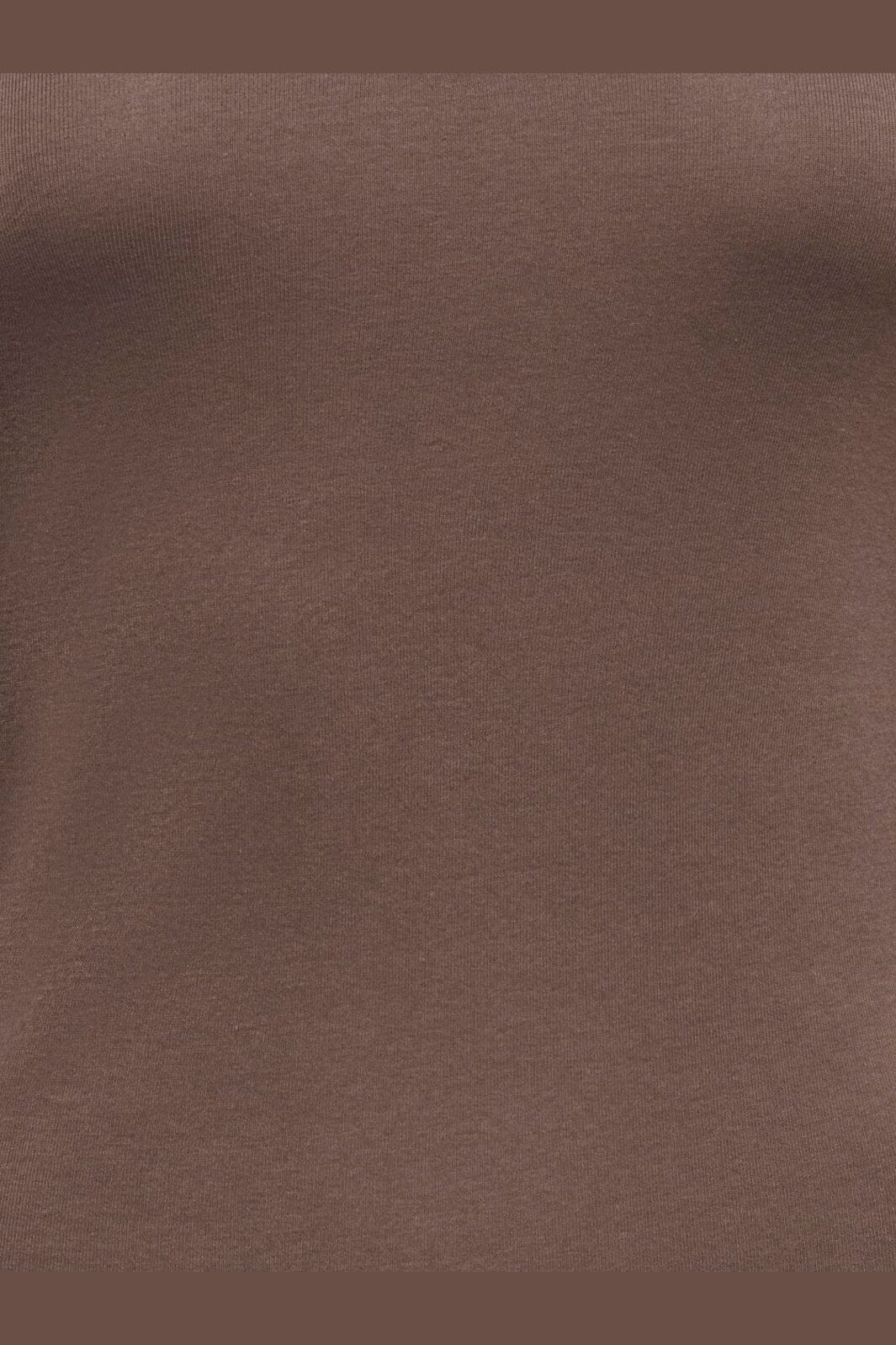 Only - Onlriley L/S V Neck Top - 5263437 Chocolate Martini