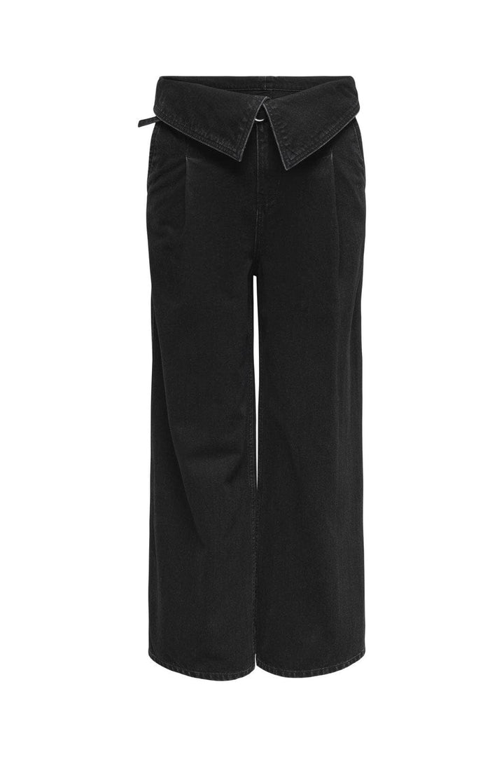 Only - Onlrosella Fold Belt Wide Mae - 4926826 Washed Black