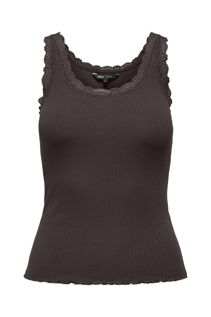 Only - Onlsara Sharai Life Tank Top - 5001534 Chocolate Torte
