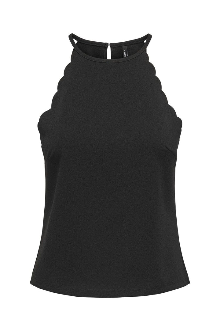 Only - Onlsilja S/L Short Top Box - 4774553 Black