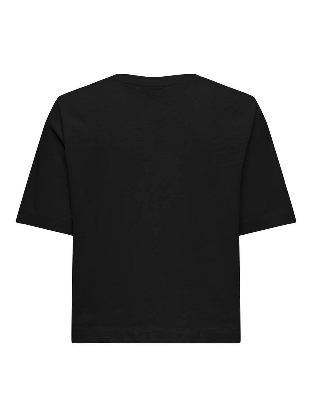 Only - Onlsilvina S/S Top Swt - 4569716 Black