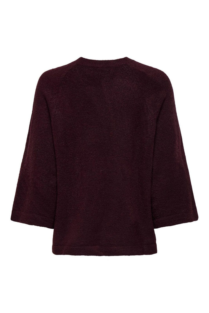 Only - Onlsimoni 3/4 Pullover Knt - 4854434 Port Royale Melange