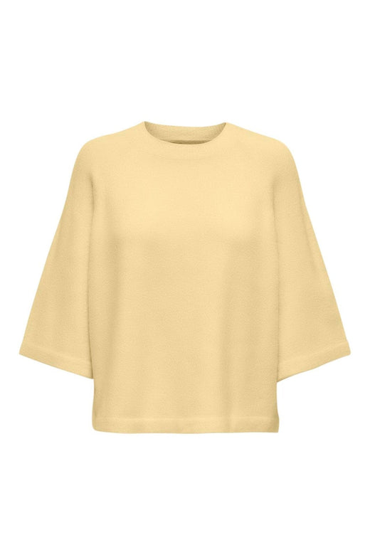 Only - Onlsimoni 3/4 Pullover Knt - 4988256 Mellow Yellow Melange