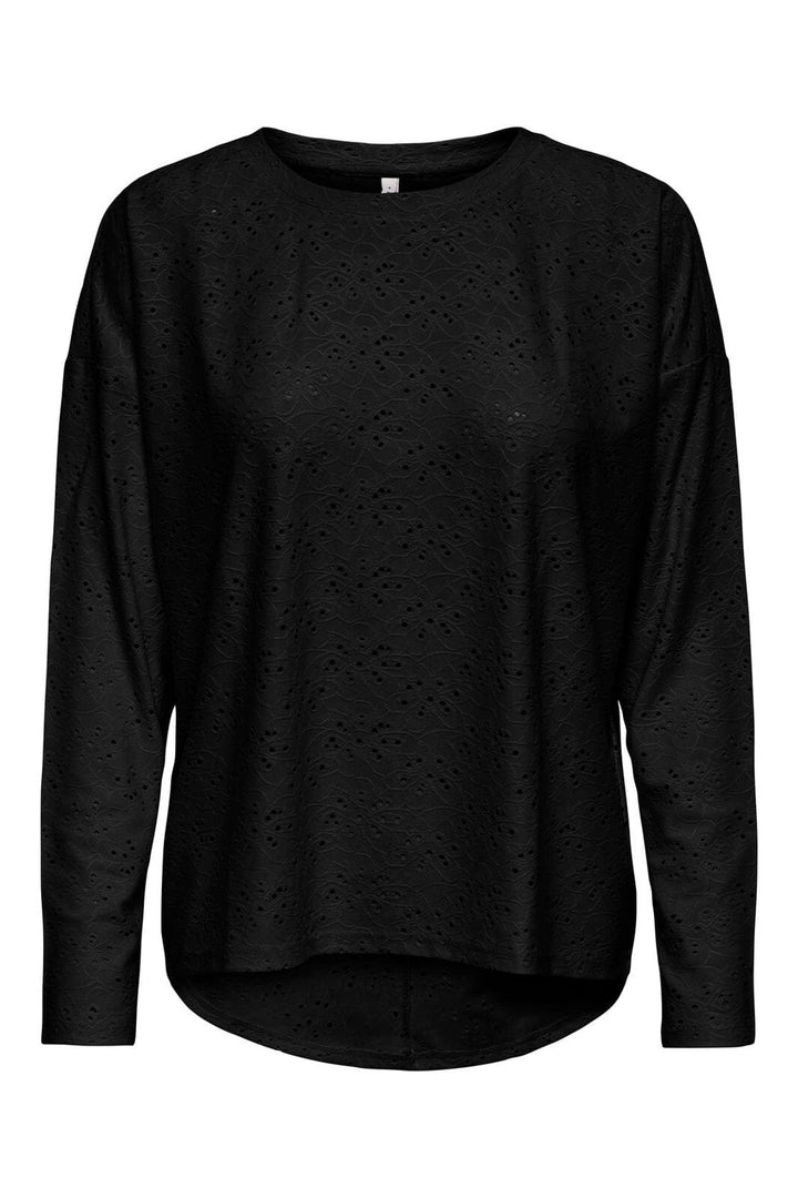 Only - Onlsmilla Life L/S Top - 5013032 Black