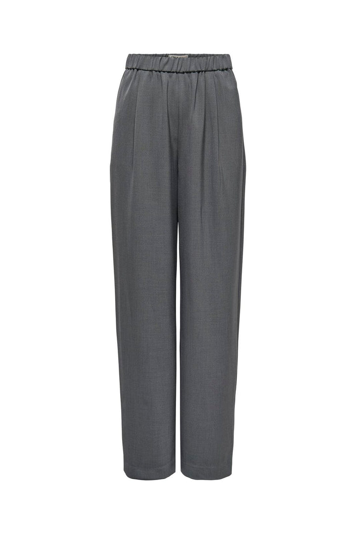 Only - Onlsvea Life Pull-Up Pant - 4880107 Dark Grey Melange