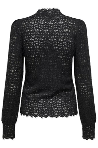 Only - Onlsvea L/S Mockneck Top - 4891444 Black T-shirts 