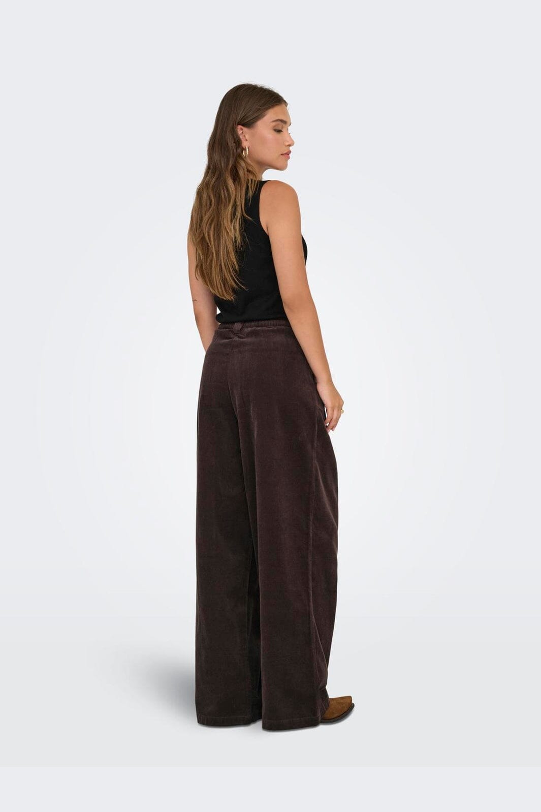 Only - Onlsvea-Nessa Cord Wide Pant Cc Tlr - 4854242 Seal Brown