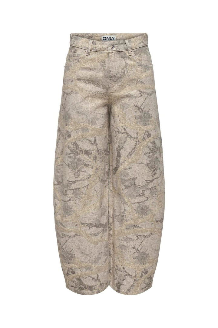 Only - Onltaylor-Banu Barrel Pant - 5162574 Oatmeal Camo