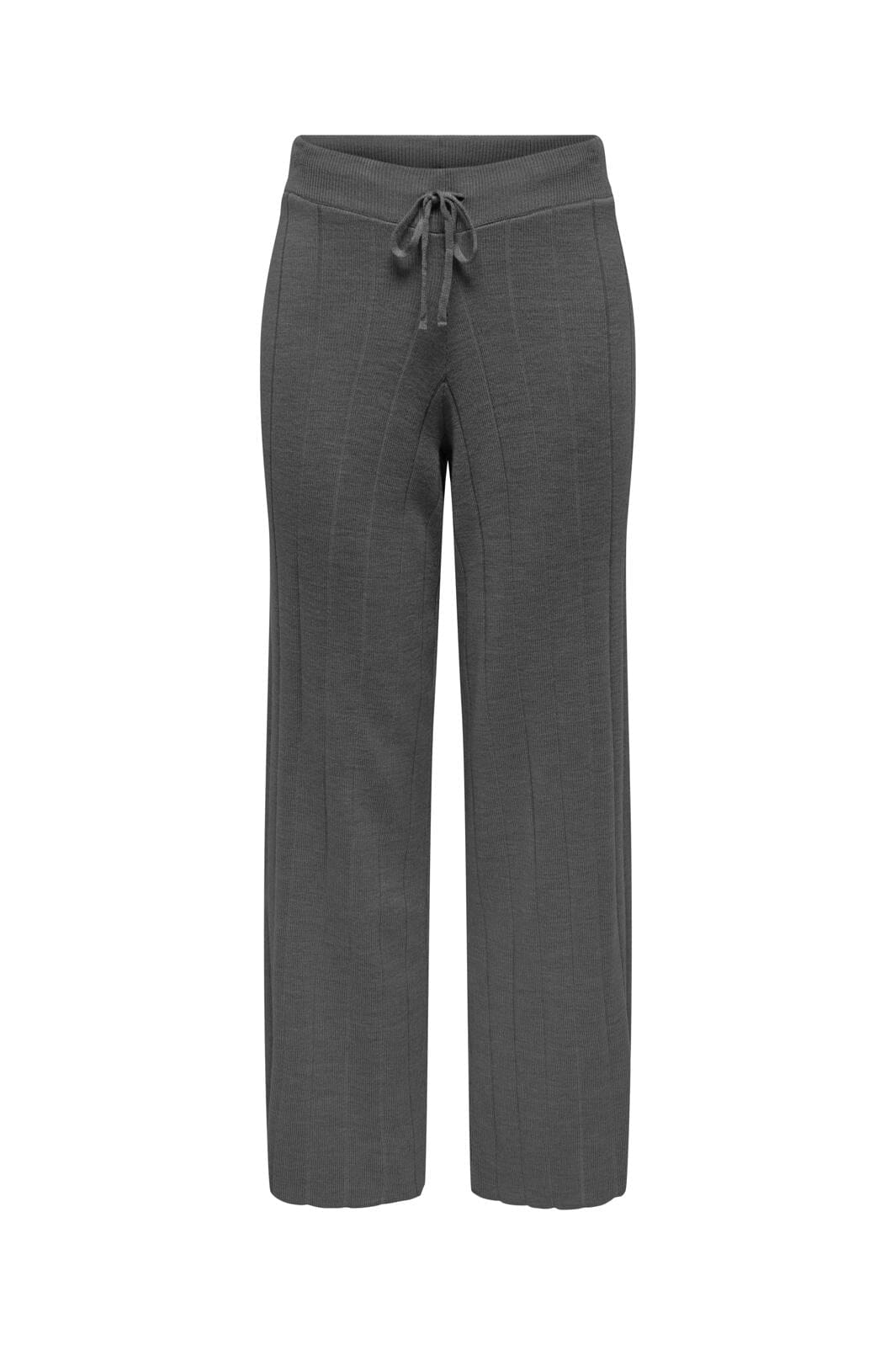 Only - Onltess Pant Knt - 4630574 Dark Grey Melange
