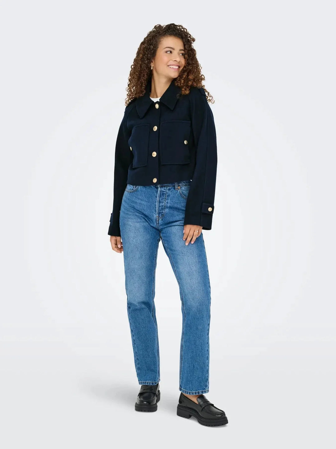 Only - Onltrillion Life L/S Boxy Jacket Cc - 4787532 Night Sky Jakker 