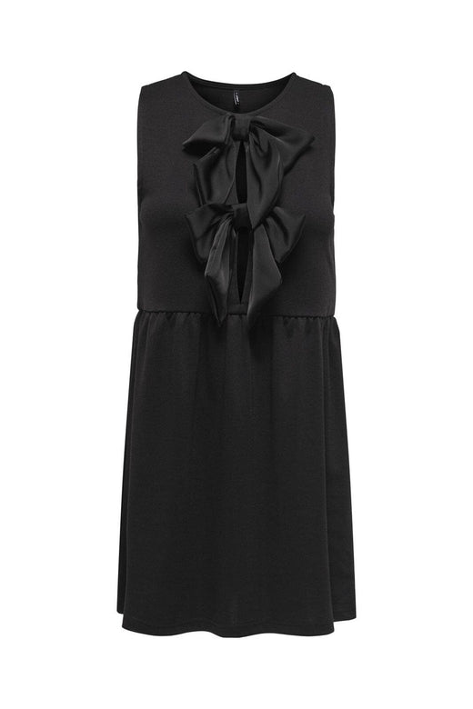 Only - Onlvanea S/L Bow Dress Box - 4878767 Black Medium Bows Front (Black)