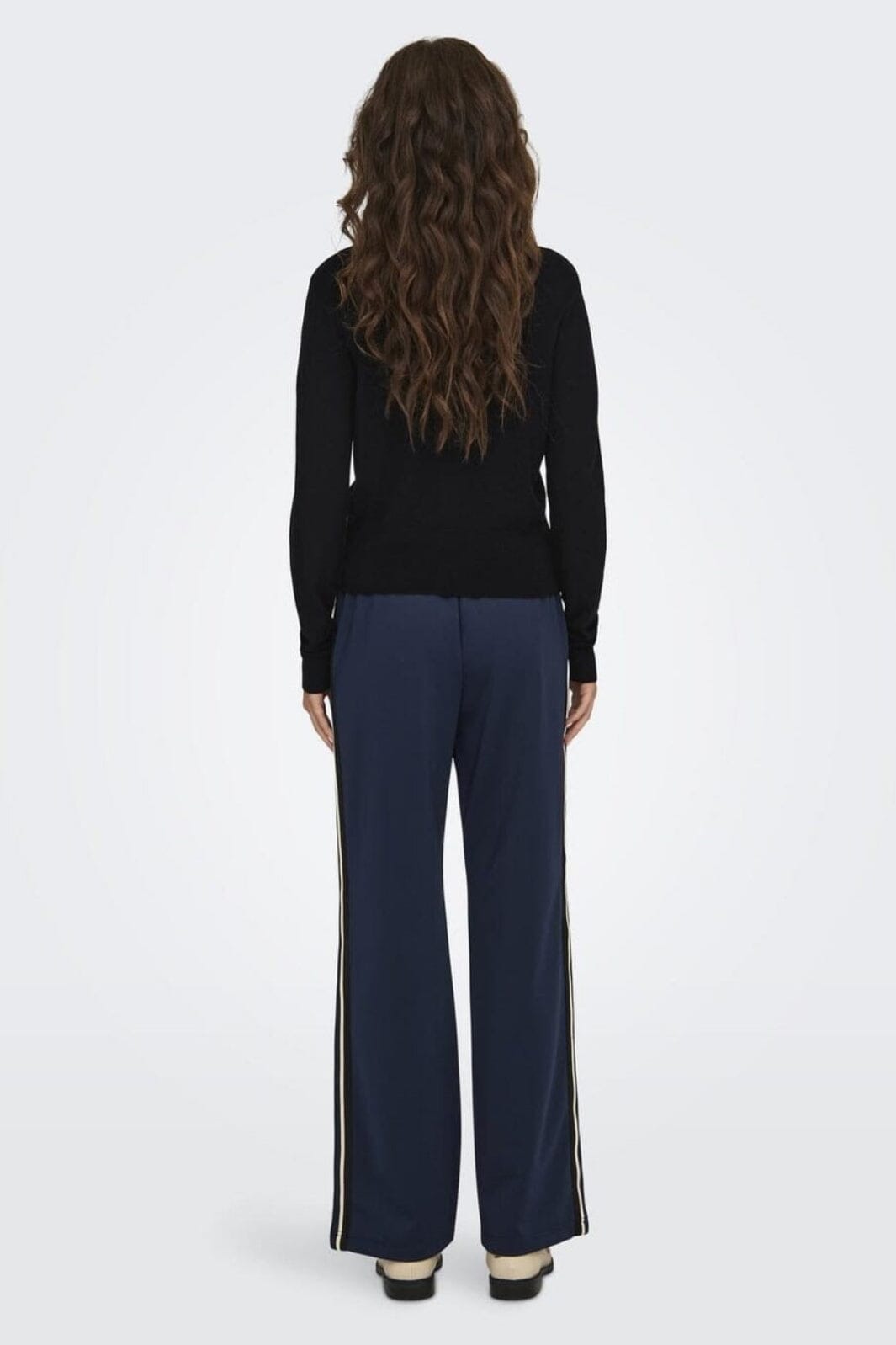 Only - Onlvenice Life Ls Vneck Cardi Knt - 4604853 Black