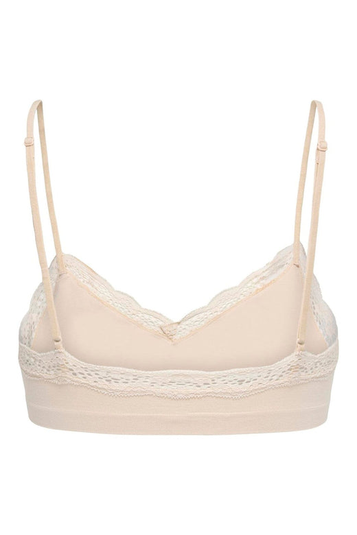 Only - Onlvicky Lace Scoop Neck Bralette Acc - 4928271 Peach Taffy