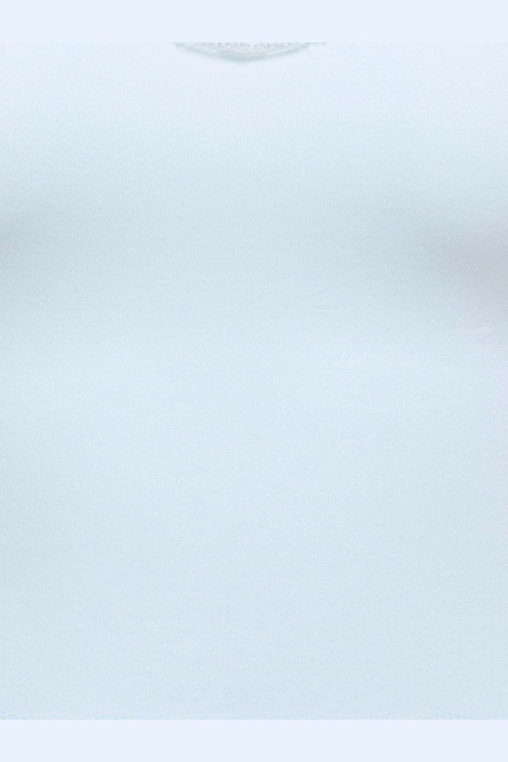 Only - Onlvicky Lace Seamless Cropped Top - 4928684 Ancient Water