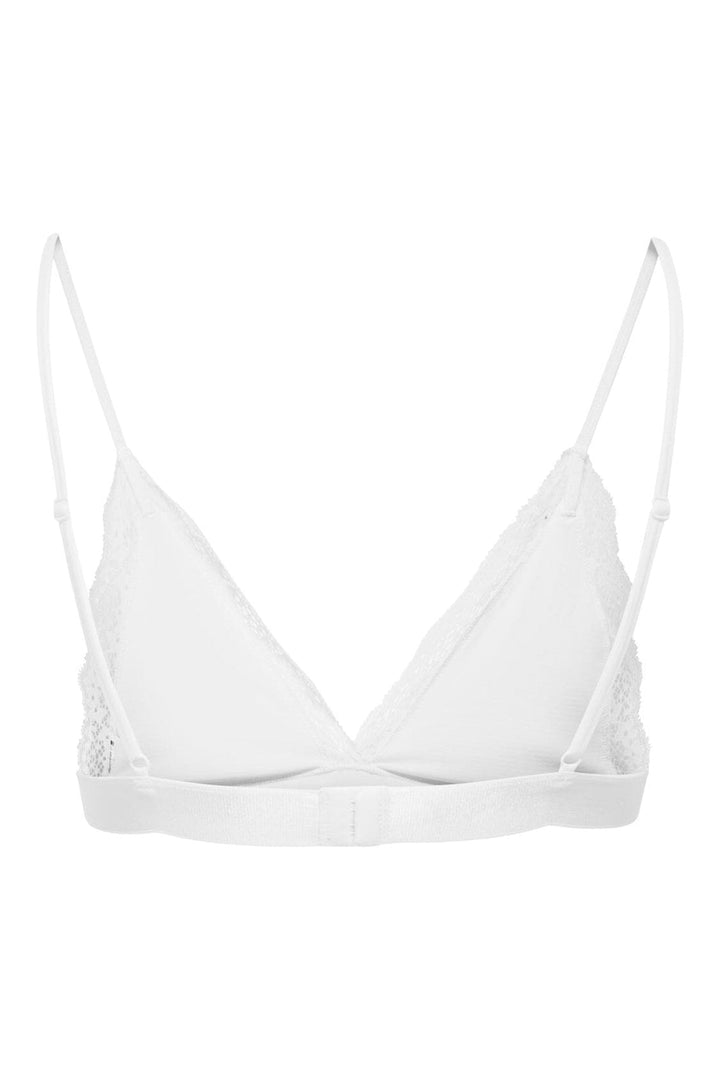 Only - Onlvicky Lace Unpadded Bralette Acc - 4816287 Bright White