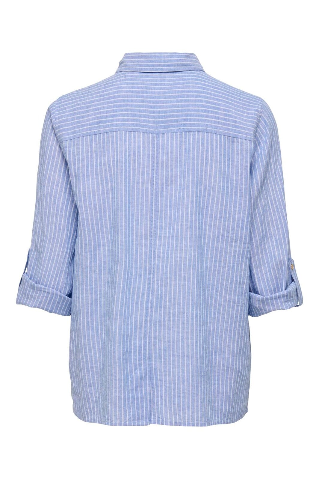 Only - Onlwendy L/S Shirt - 4836576 Cashmere Blue White Stipre