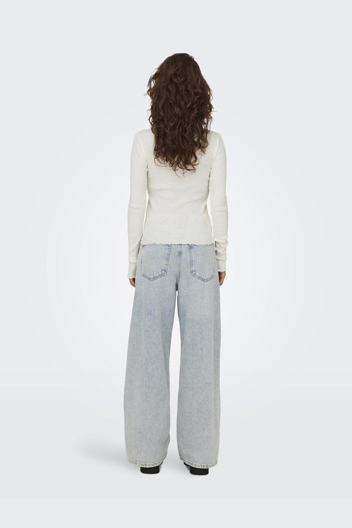 Only - Onlxena L/S Lace Top - 4371280 Cloud Dancer