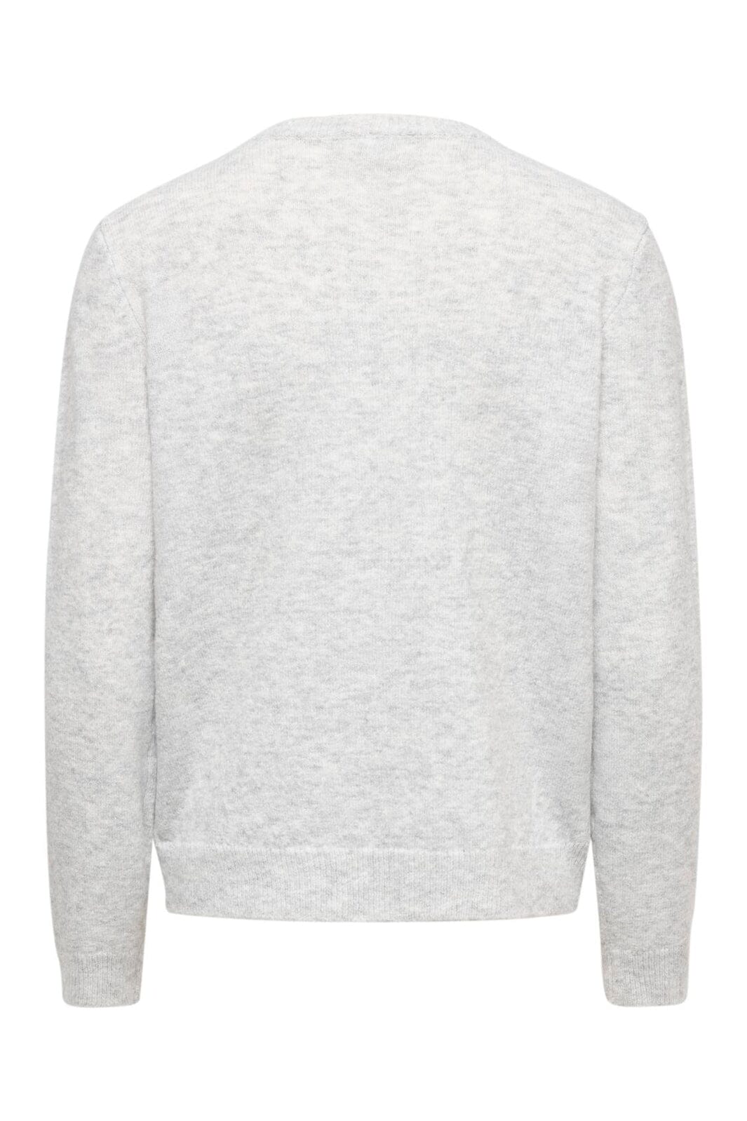 Only - Onlxmas Snowbear Ls O-Neck Knt - 5093916 Light Grey Melange Skibear/Dgm/Scoot/Malt Bal/Birc/Mel