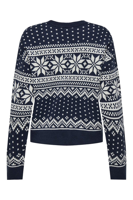 Only - Onlxmas Threea Pullover Knt - 4857772 Night Sky W. Birch