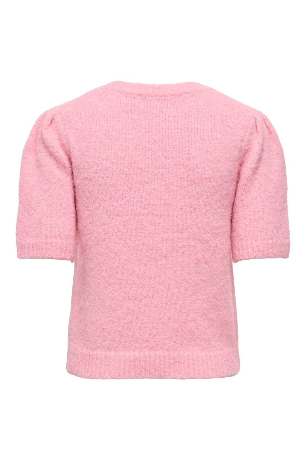 Only - Onlzaggie Ss Flower O-Neck Cc Knt - 5069000 Candy Pink Flower/Mel