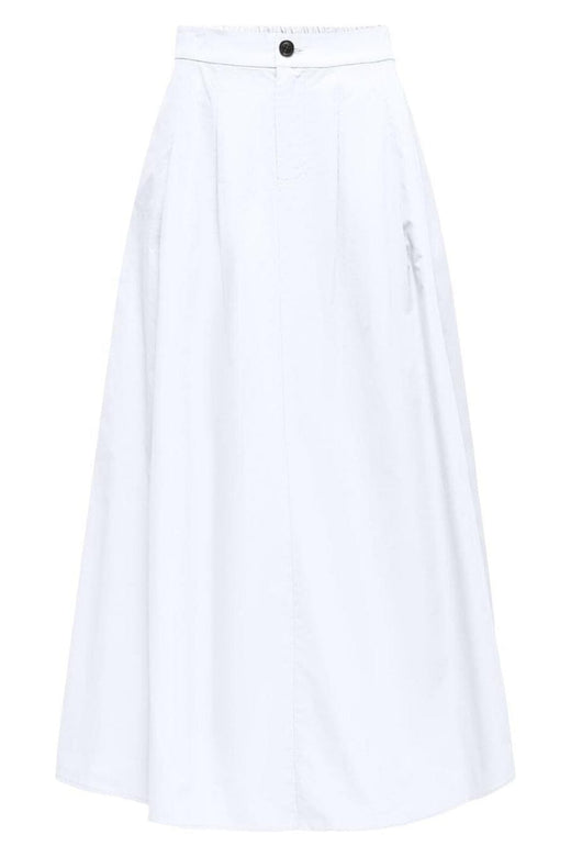 Only - Onlzora Long Pleat Skirt - 4795114 Bright White Nederdele 