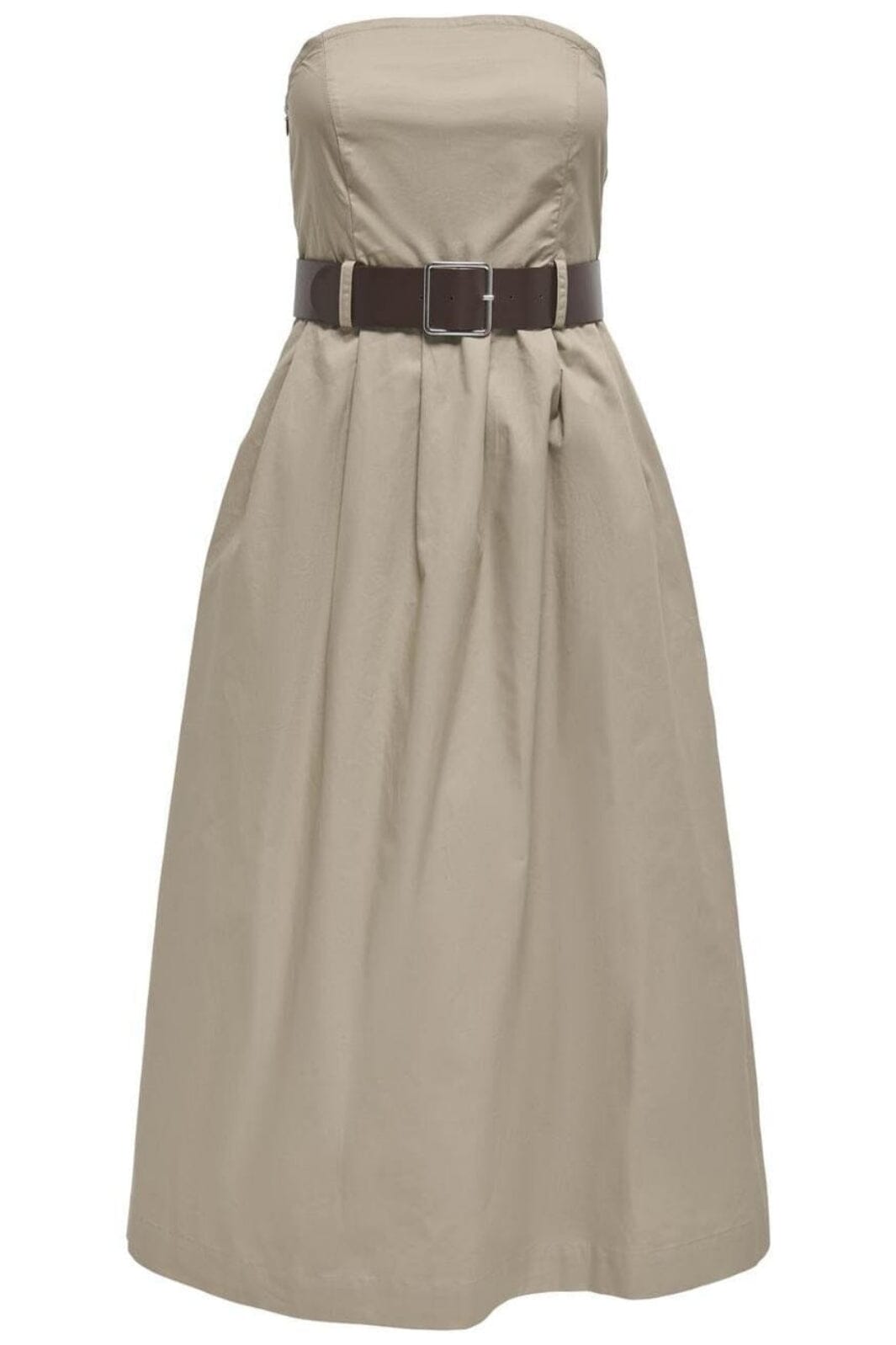 Only - Onlzora Long Tube Dress - 4713134 Savannah Tan Kjoler 