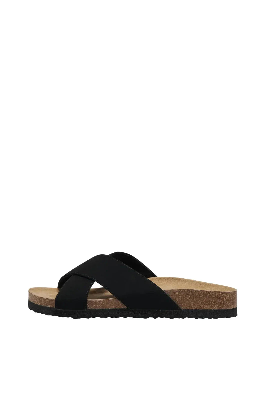 Only Shoes - Onlmaxi Madison-1 Cross Pu Nubuck - 4588127 Black Sandaler 