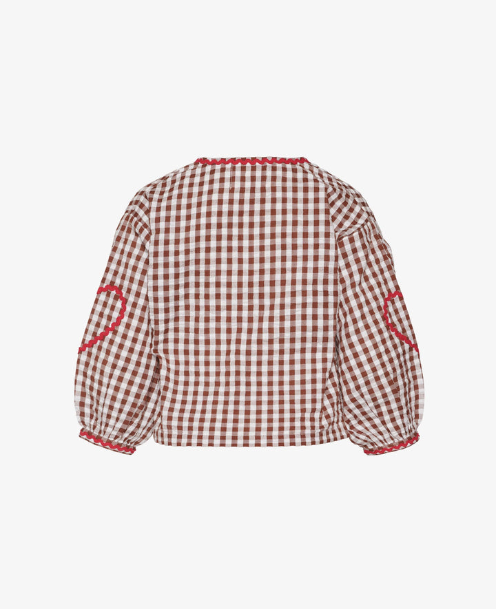 Sissel Edelbo - Astrid MINI Top SE 1679 - Brown Checks