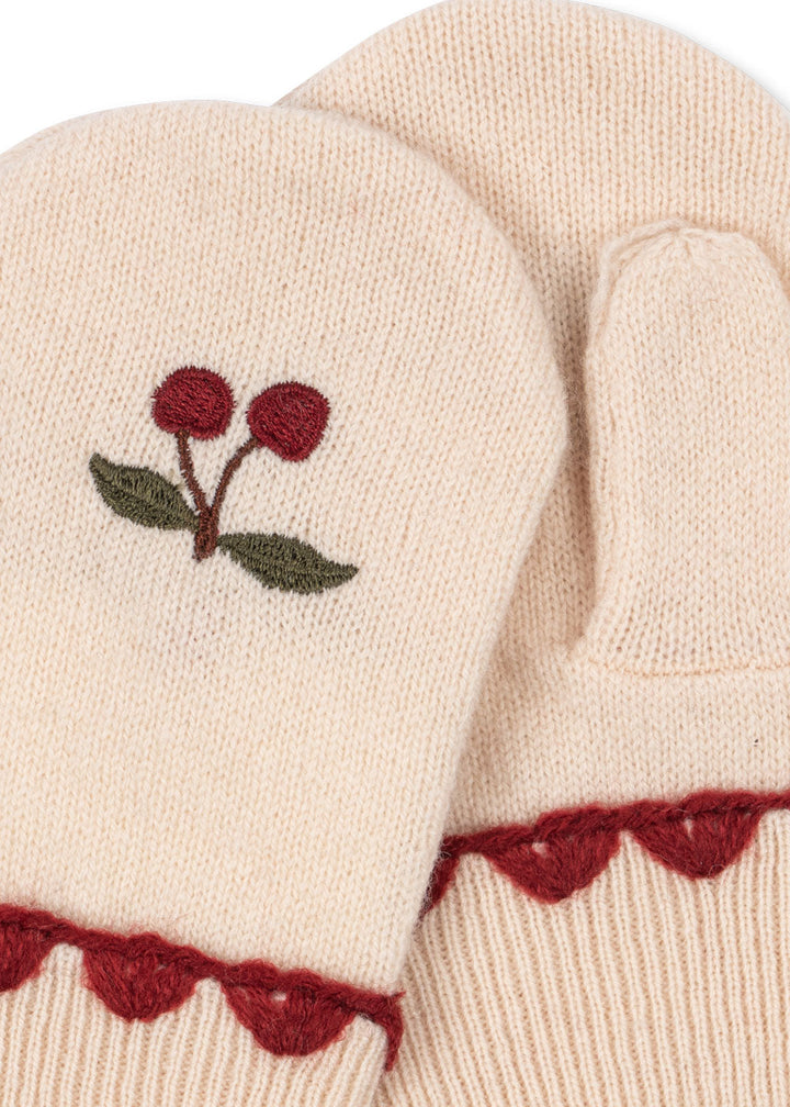 Konges Sløjd - Collette Mittens Ks104272 - Off White