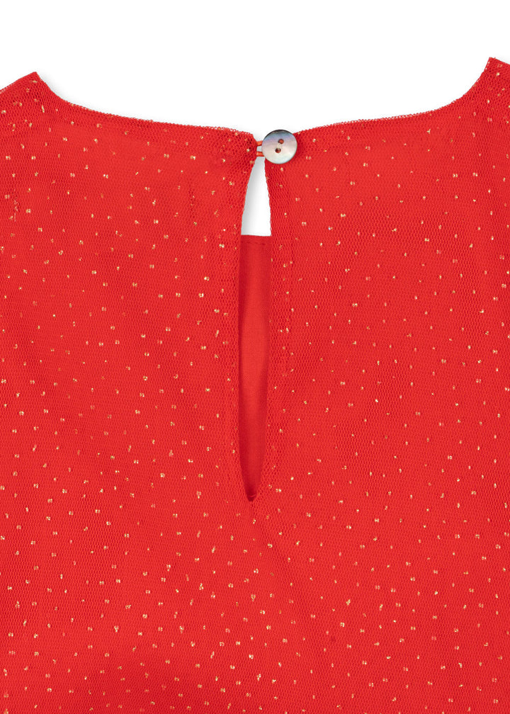 Konges Sløjd - Fay Dress Grs Ks104296 - Barbados Cherry