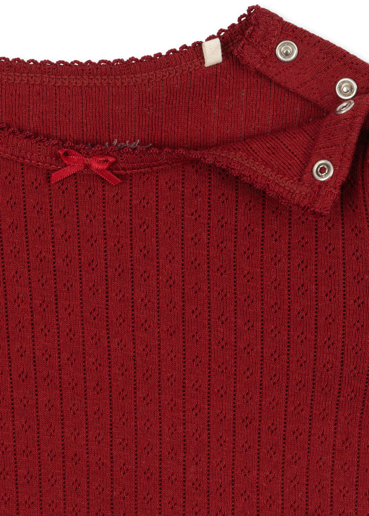 Konges Sløjd - Minnie Blouse Gots Ks104372 - Red Dahlia