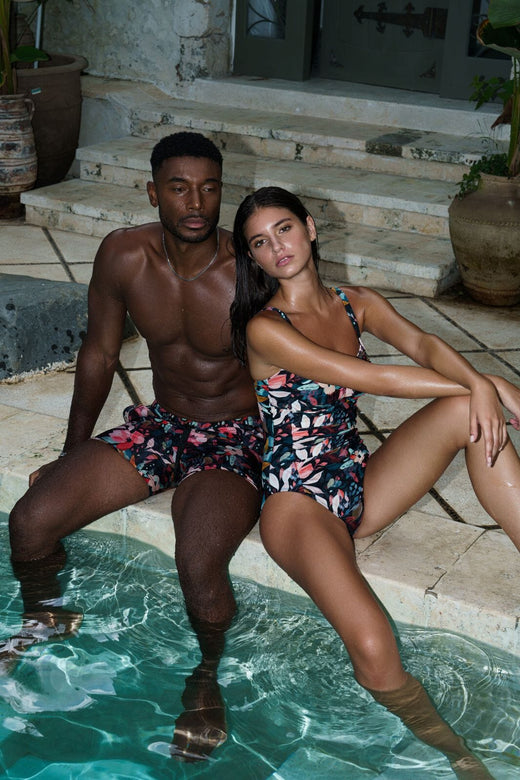 Panos Emporio - Magnolia Potenza Swimsuit Swimsuit Pews2522 - Multi Floral Badedragter 