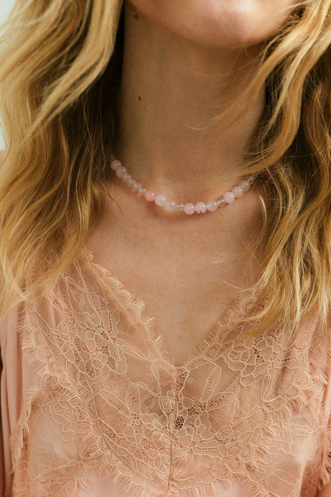 Pernille Corydon Jewellery - Blush Necklace n-526-gp - Gold Plated Recycled Sterling Silver Halskæder 