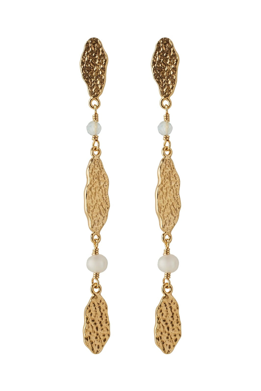 Pernille Corydon Jewellery - Drifting Dreams Earrings - Goldplated Øreringe 