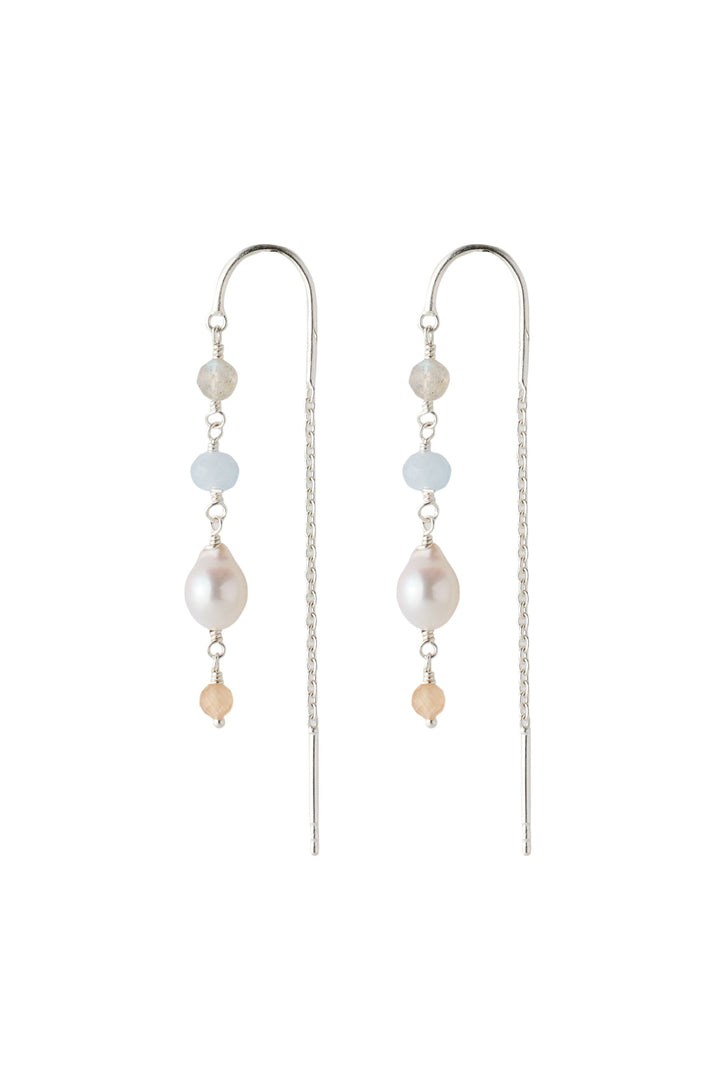 Pernille Corydon - Mellow Blue Earchains e-375-s - Øreringe 