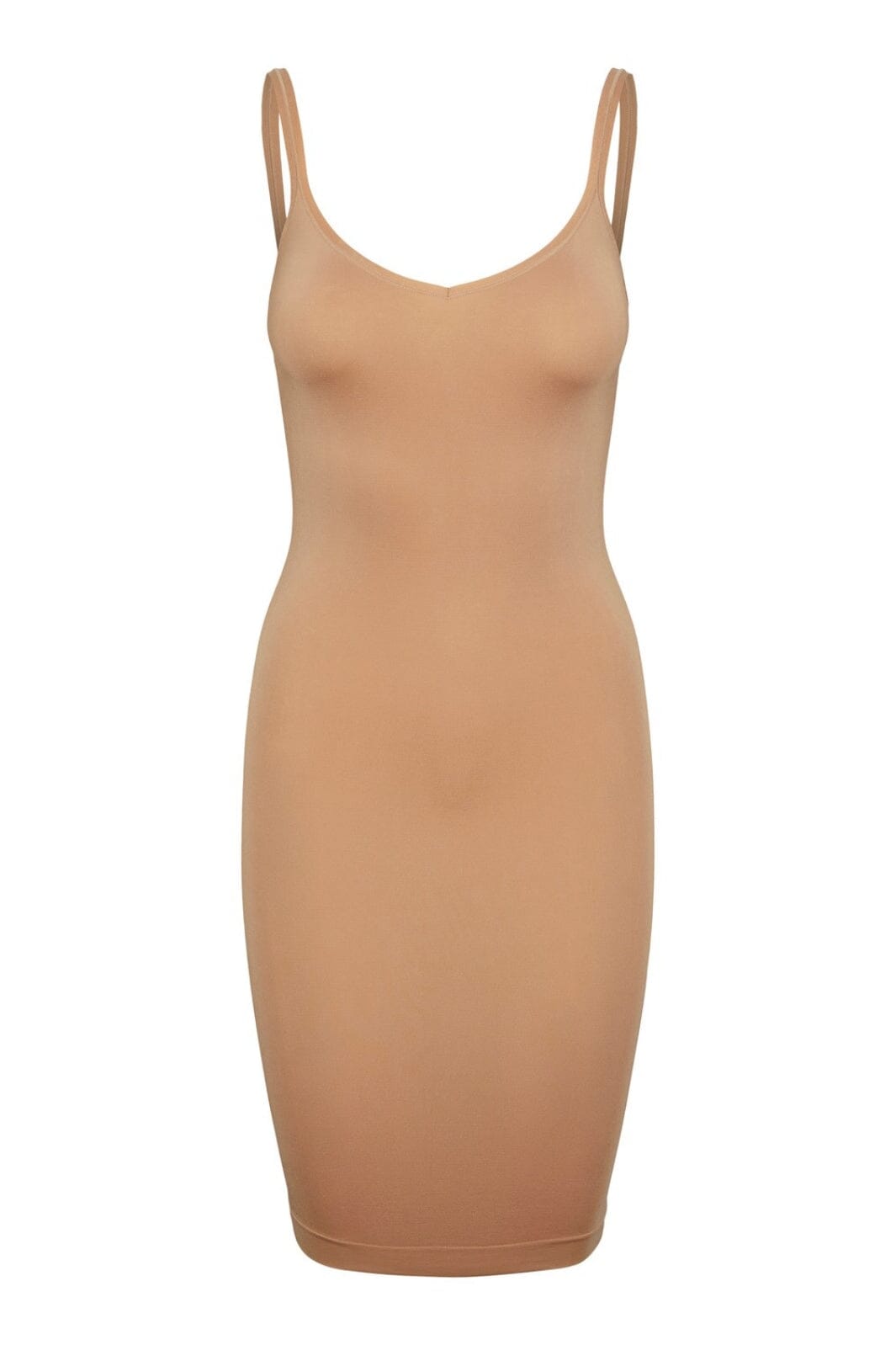 Pieces - Ballroom Long Singlet - Nature Kjoler 
