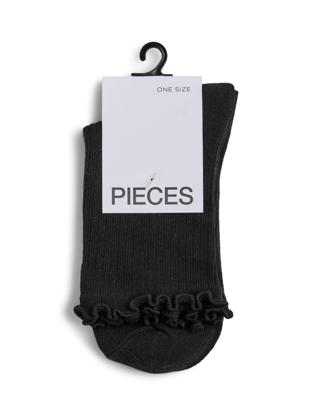 Pieces - Pcafia Socks - 4661794 Black Strømper 