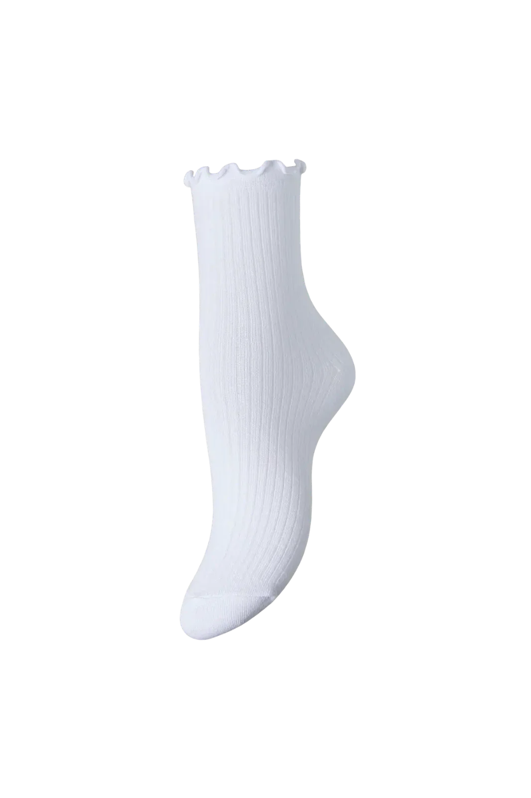 Pieces - Pcafia Socks - 4739047 Bright White Strømper 