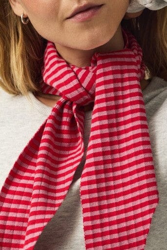 Pieces - Pcalberte Triange Scarf - 5073885 Sea Pink Flame Scarlet Tørklæder 