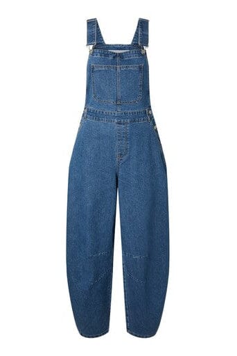 Pieces - Pcalice Oversize Dungaree - 5090716 Medium Blue Denim Overalls 